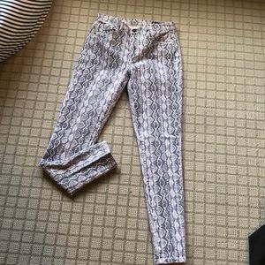BLANK NYC Snake print jeans